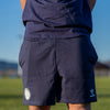 ENSEMBLE SHORT+T SHIRT BLEU COTON